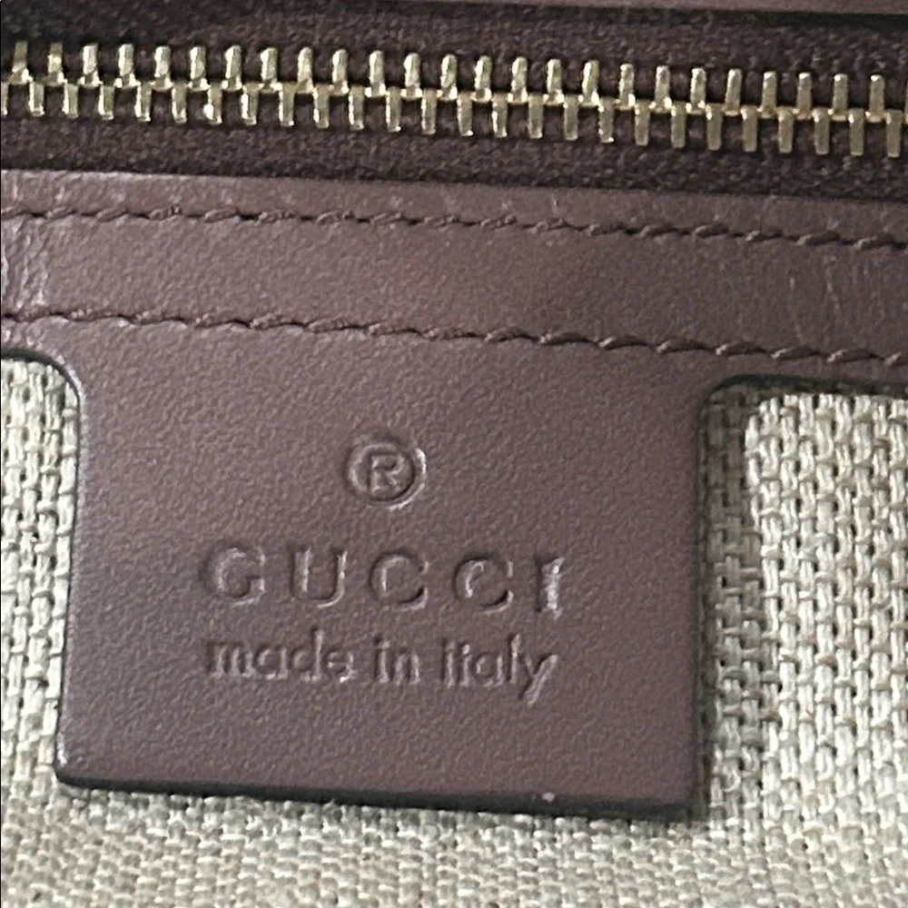 Gucci Craft Canvas & Leather Tote Bag - Picture 11 of 12